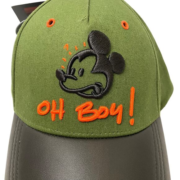 NWT Disney Artist Series Bret Iwan Mickey Mouse Oh Boy Baseball Hat - Picture 2 of 6